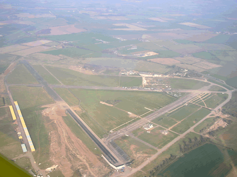 Long Marston Airfield, aerial view